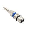 In-Stock Blue Ring Spring Lock 3-Core XLR Connector, Male & Female Heads for KTV Microphones
