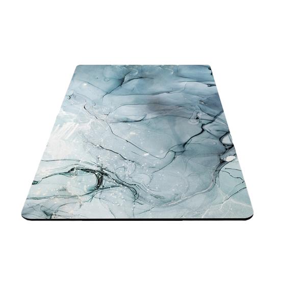 Marble Print Bathroom Rug Diatomaceous Earth Absorbent Entrance Rug Non Slip Door Mat Marbling Floor Mat