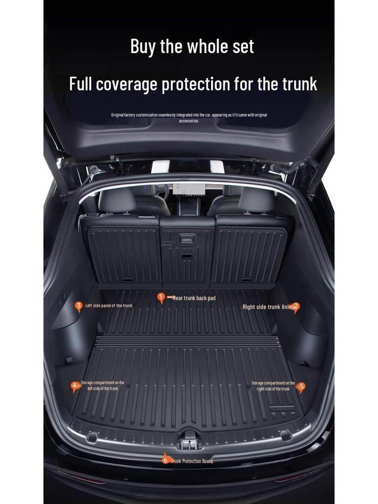Tesla Model Y Trunk Side Panel Felt Cover
