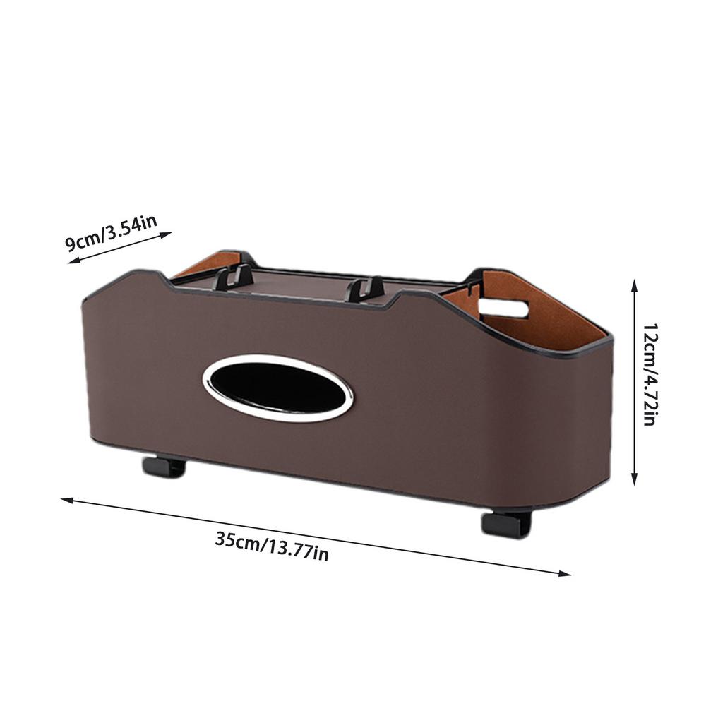 

Органайзер для заднего сиденья автомобиля с крючками для хранения карманов Чехол для спинки сиденья автомобиля для путешествий Детские автомобильные аксессуары коричневый