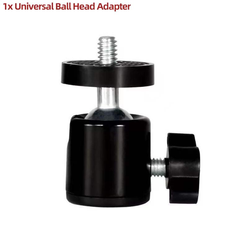 Tripod Adapter 1/4" Male to 1/4" Male to 3/8" Male Screw Connectors For GoPro Hero 13 12 11 10 9 Insta360 X5 X4 X3 DJI Action