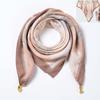 Idyllic small fresh women's imitation silk square scarf silk scarf temperament versatile scarf shawl heat