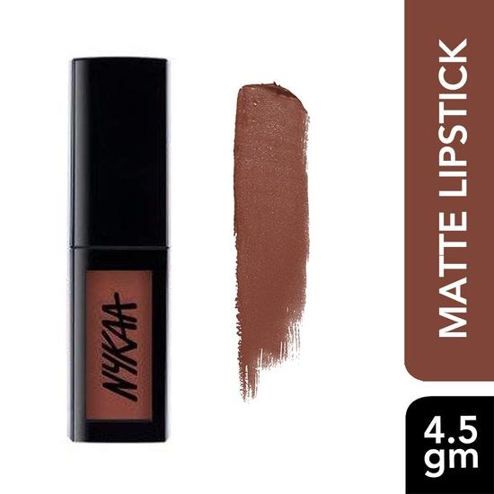 Nykaa Matte To Last ! Liquid Lipstick (4.5ml) (Matte To Last ! Liquid Lipstick - Madras-Kaapi 05(4.5ml))