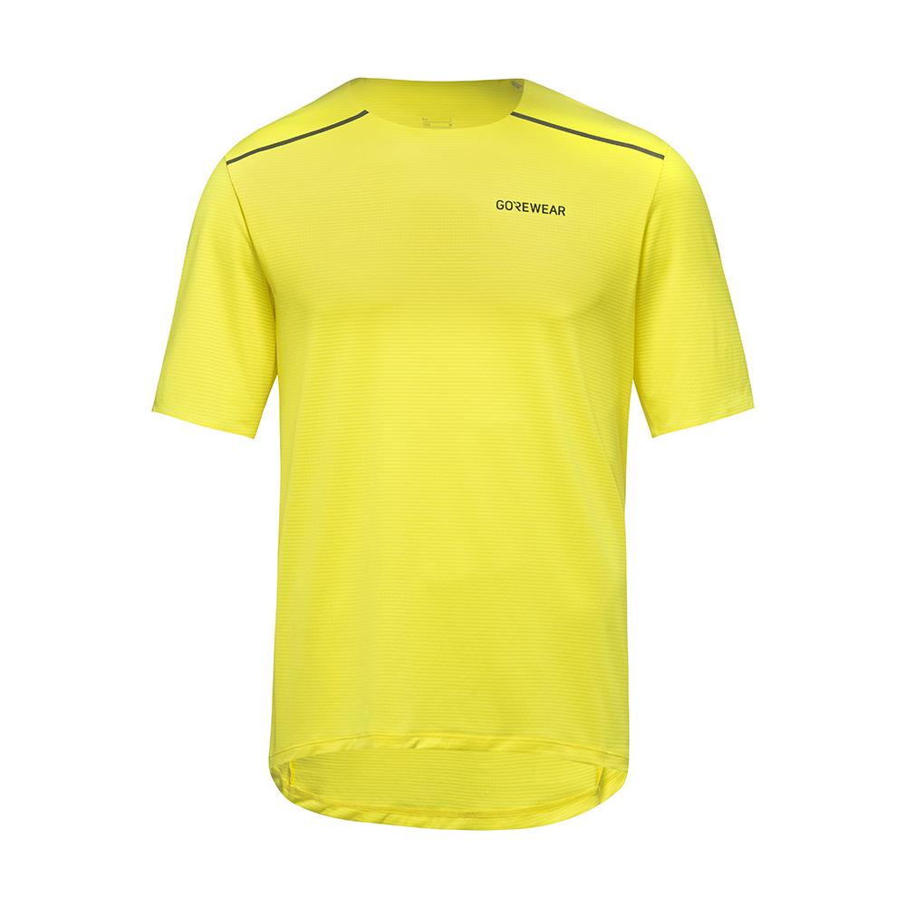 Gorewear Contest 2.0 Tee - Washed Neon Yellow (Men S) Short Sleeve S