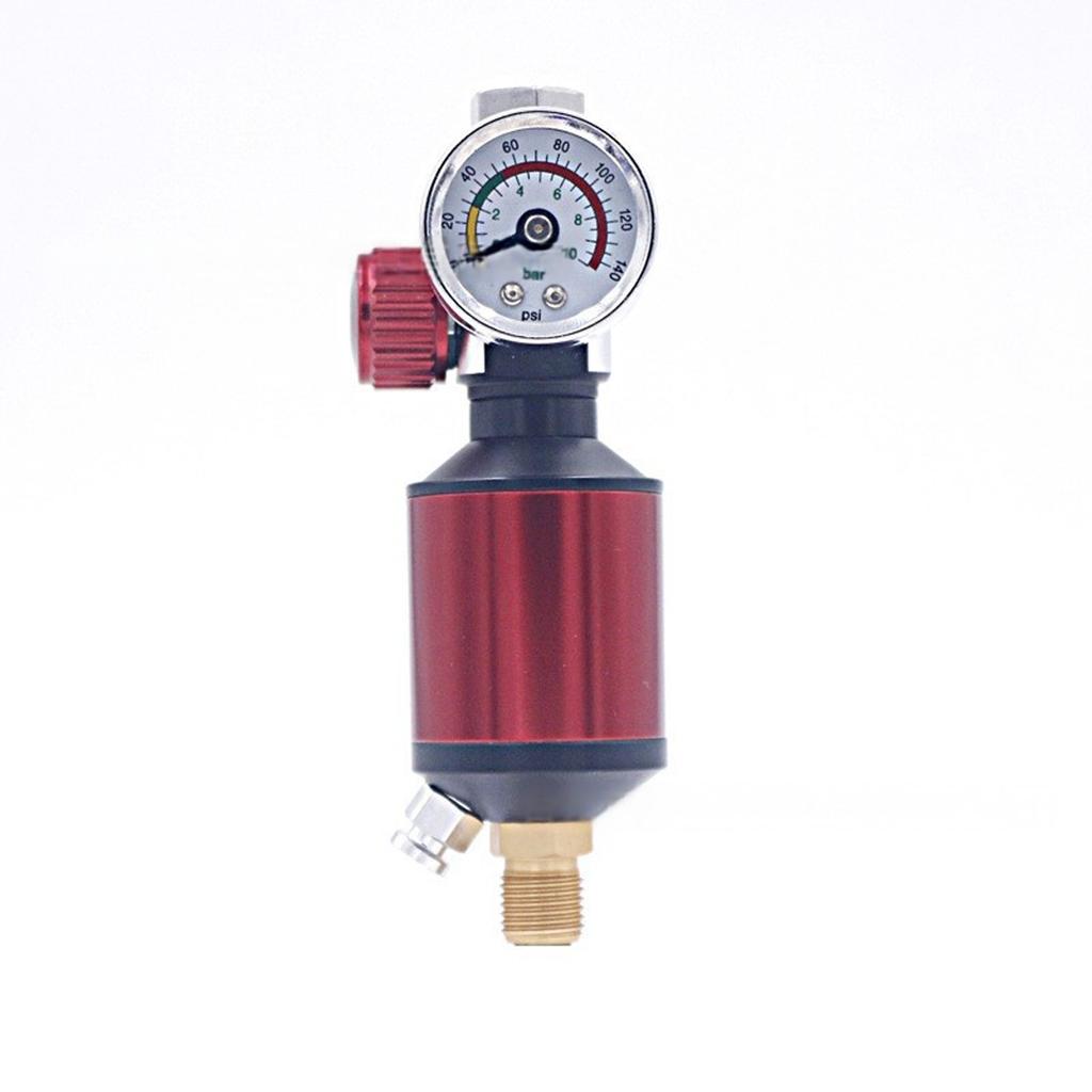 Air Regulator Air Filter Spray Gun Air Regulator Gauge Air Spray In-Line Water Trap Filter Paint Spray Gun Regulator