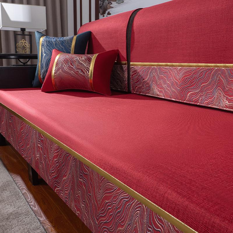 Summer Sofa Cushion Four Seasons Universal Light Luxury Backrest Towel Modern Cushion High-End Sofa Cover Cover Cloth Cushion