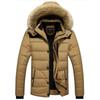 2025 Winter New Popular Men's Padded Jacket Thickened Padded Jacket Korean Version Hooded Collar Padded Jacket Men