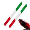 Italian Flag Sticker For Car, Strong Adhesive, This Italian Flag Sticker Is Perfect for