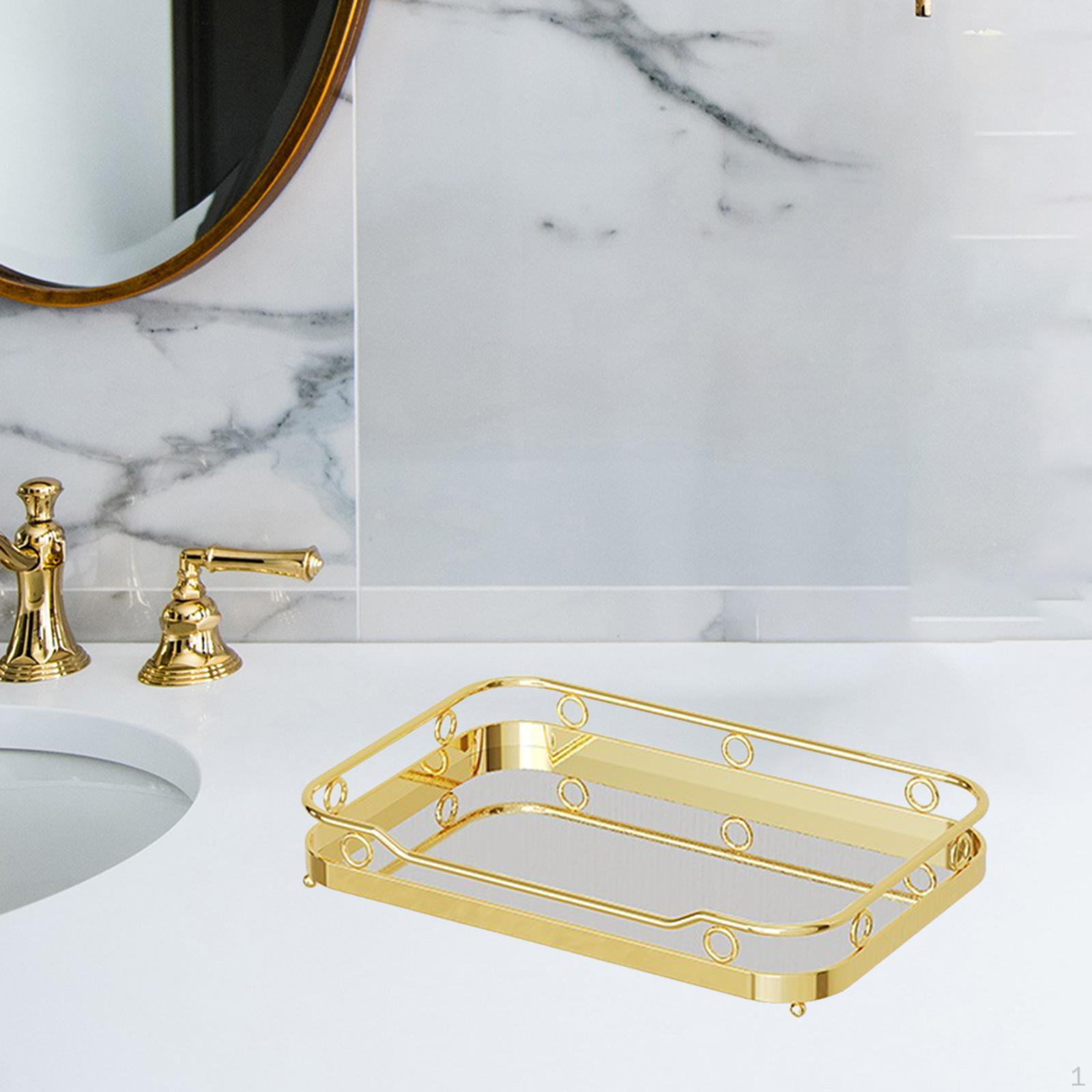 

Держатель для хранения косметики, органайзер для ухода за косметикой для сувенира, ожерелья, серьги в спальне 29.5cmx19.5cmx24m