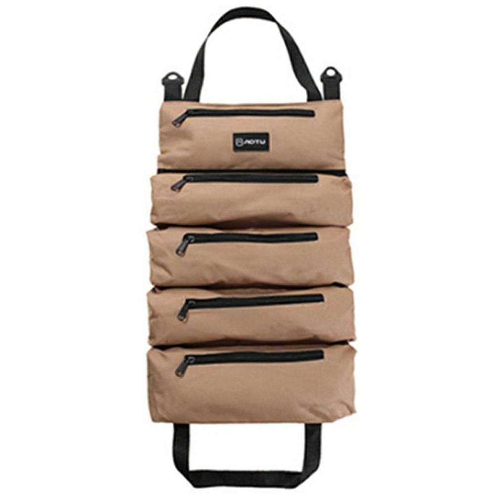 AOTU AT6944 Camping Tool Roll Bag Oxford Cloth Tools Organizer Roll Up Storage Pouch A
