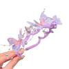 Cute Children Streamer Hair Hoop Shiny Fairy Pearl Hairband Gifts Princess Headband  for Kids Girls