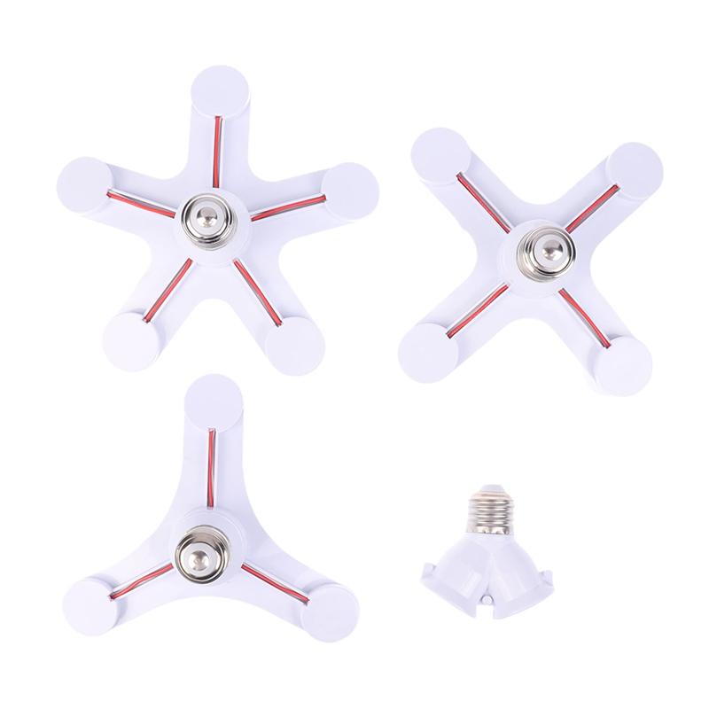 E27 Zu E27 LED Glühbirne Lampenfassung 2 1N 1/3 In 1/4 In 1/ 5 In 1 E27 Sockel Verteiler LED Lampenfassung Glühbirnenadapter Halter