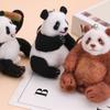 Little Panda Needle Wool Felting Tool with Needle Instruction Wool Roving Wood Handle and Finger Cots for Beginner