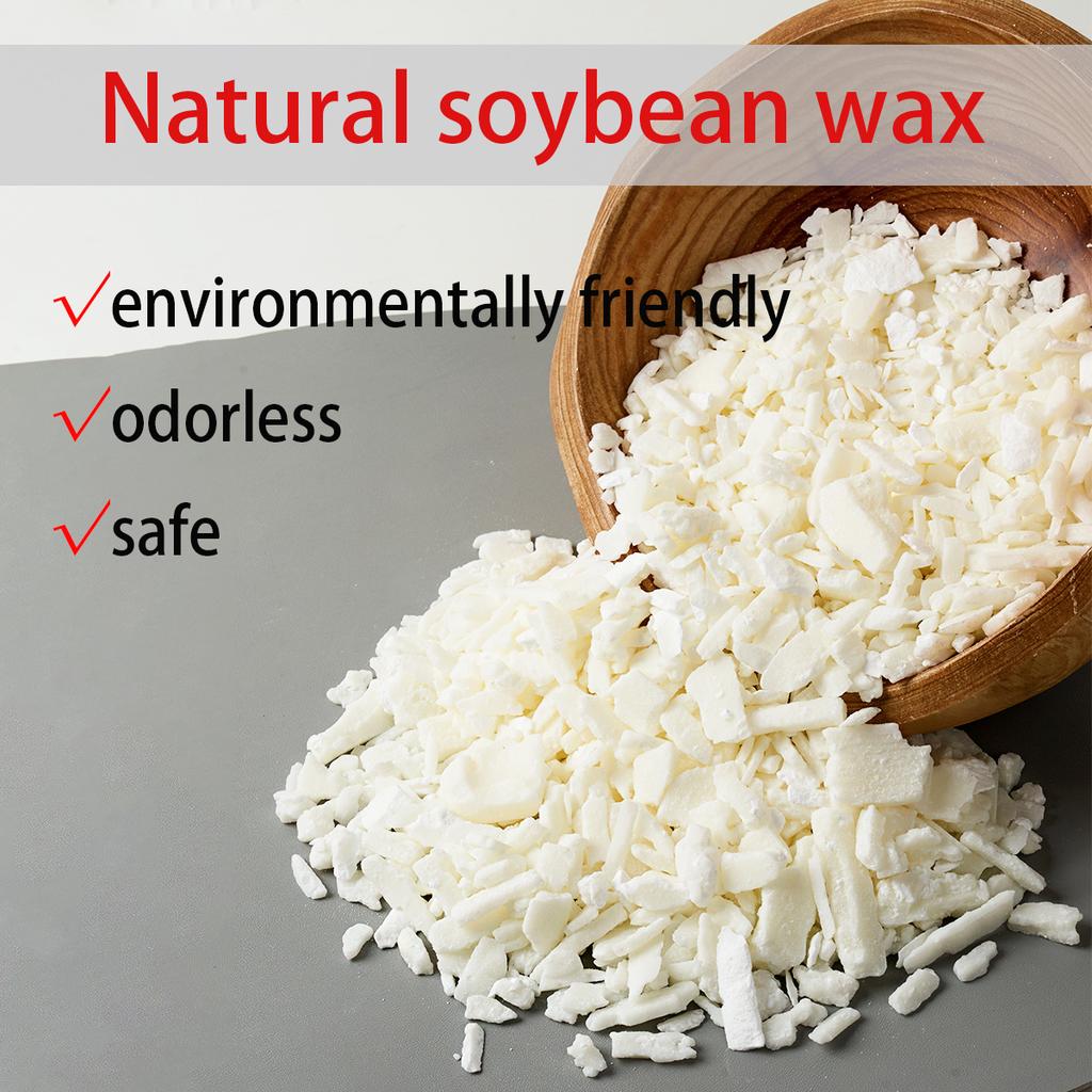200g/1Lb Pure Soy Wax High Quality 100% Additive-Free Natural Scented Candle DIY Material Homemade Soy Wax Candles