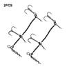 Stainless Steel Soft Lure Security Essential Premium Fishing Platform System Corkscrew Suitable For Popular Spins
