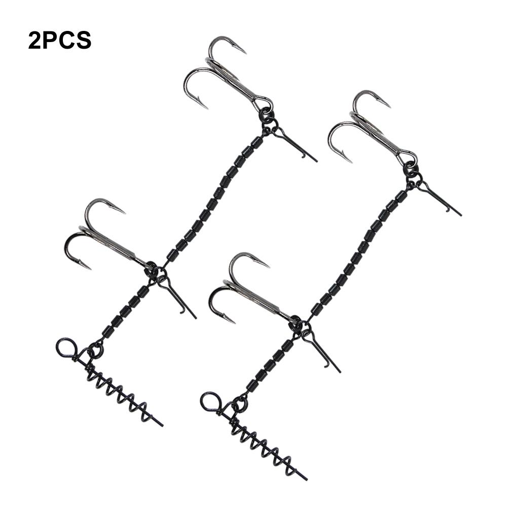 Stainless Steel Soft Lure Security Essential Premium Fishing Platform System Corkscrew Suitable For Popular Spins