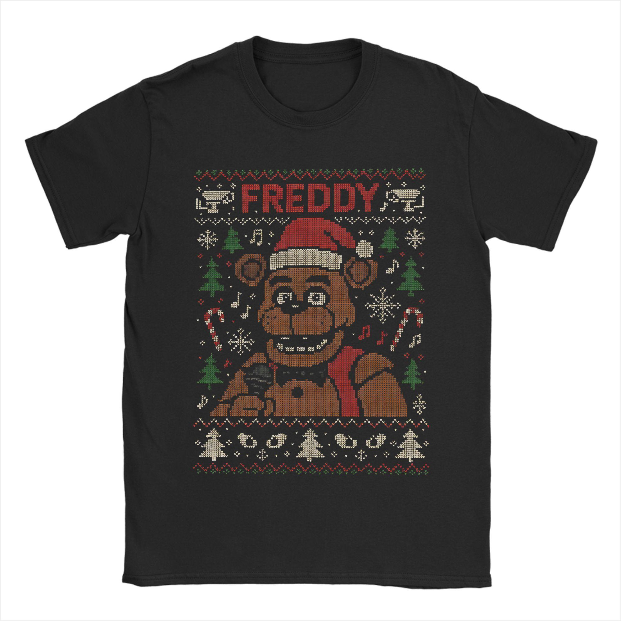 Футболка FNAF At Freddys для мужчин и женщин Подарок Футболки Хлопковая одежда 4XL