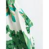 Kaslead New Arrival Women's Fashion Style Fashion Casual Lace Up Holiday Floral Print Beach Dress