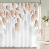 3D Beautiful Rose Flowers Printed Bathroom Curtain Polyester Waterproof With Hooks Home Decor Shower Curtain Bathroom Screen