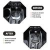 Car Interior Gear Shift Frame Trim Sticker for Mazda MX-5 ND 2015-2023 Center Console Panel Trim Cover Interior Accessories (Carbon Fiber)