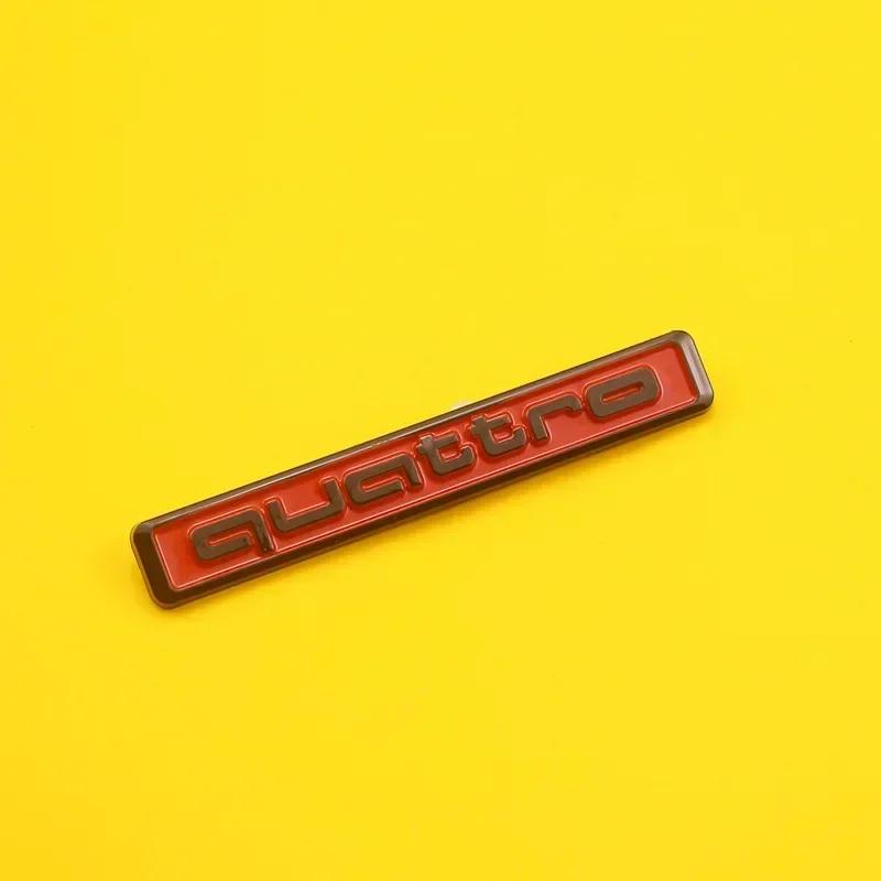 Q8 for a8 Quatrro ABS Car Rear Trunk Sticker Side Emblem Decals A6 A7 A8 Q3 RSQ3 RSQ5 A3 A4 A5 Q5 Q7 TT S3 S4 Accessories