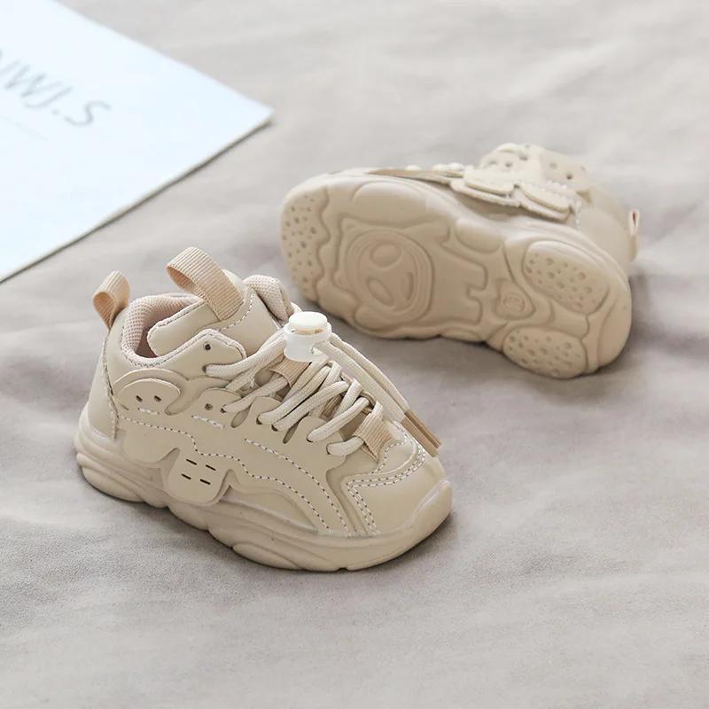 New Women Sneakers Classic Trend Child Sneaker Comfort Anti Slip Girl Shoe Versatile Autumn Boy Shoes Thick Sole Simple Walkers