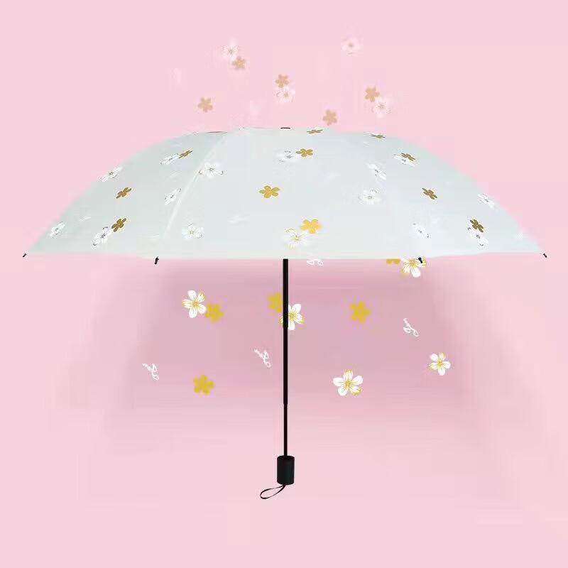 Hongye Automatic Tri-Fold UV Protection Umbrella