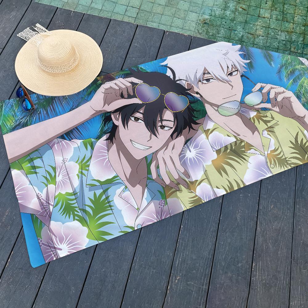 Anime Link Click Towel Beach Towels Yoga Gym Lightweight Portable For Swimming Shower Travel Sports Accessories Sandproof