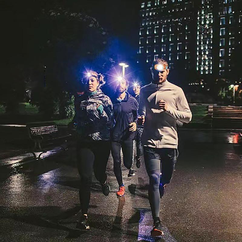 Mini Led Headlamp Built-In Battery Usb Rechargeable Head Torch Outdoor Camping Fishing Head Flashlight Searchlight Headlight