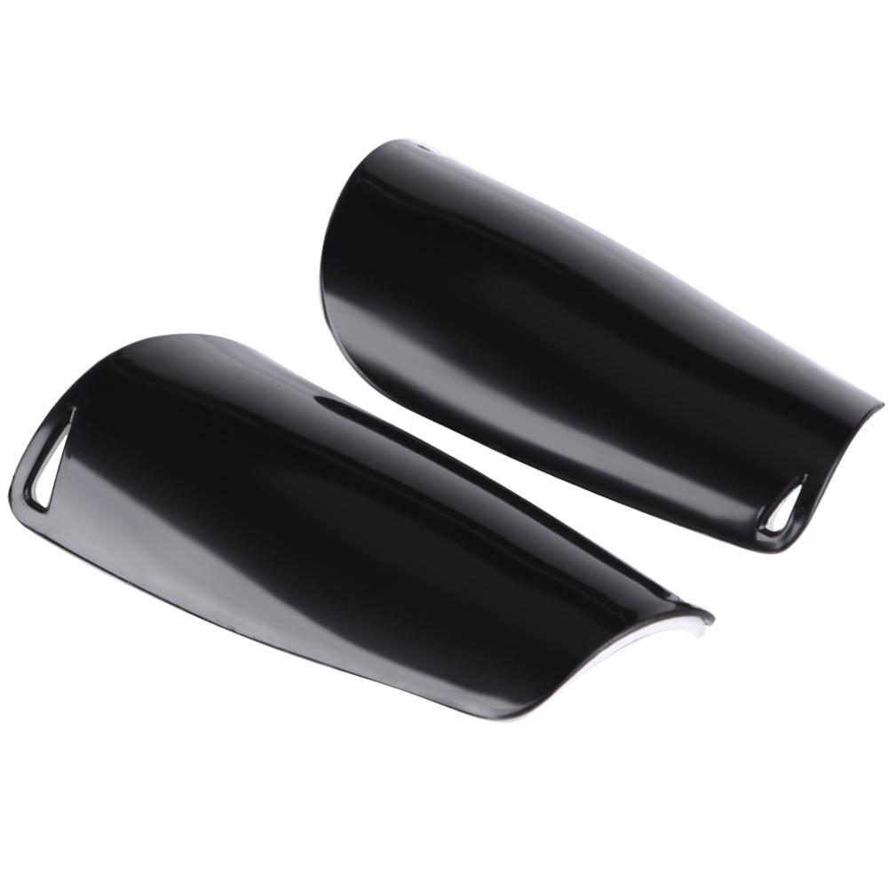 

2 шт., детские футбольные щитки для голени, опоры для ног, защитные подушечки (черный)