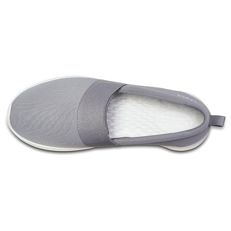 Crocs Literide Breathable Durable Low-Top Casual Shoes Women sneaker Gray 205103-00J