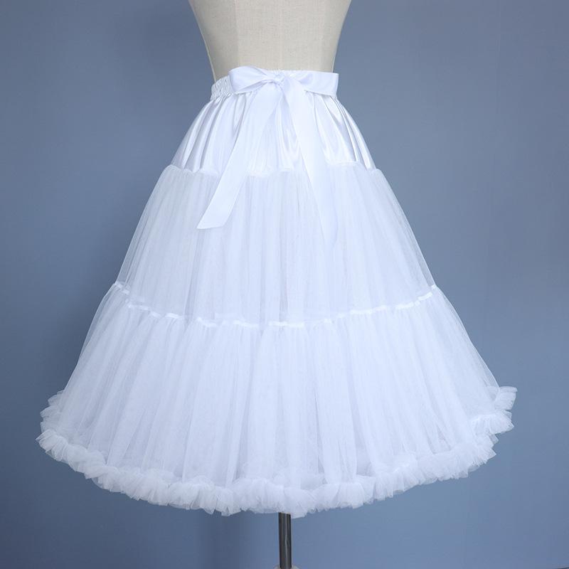 Women's Half Skirt Mesh Puffy Skirt Skirt Support