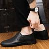 fashion 2024 Men Leather Shoes Moccasins Men's Sneakers Slip On Men Lazy Shoes Lightweight Loafers Male Breathable Outdoor Walking Shoes