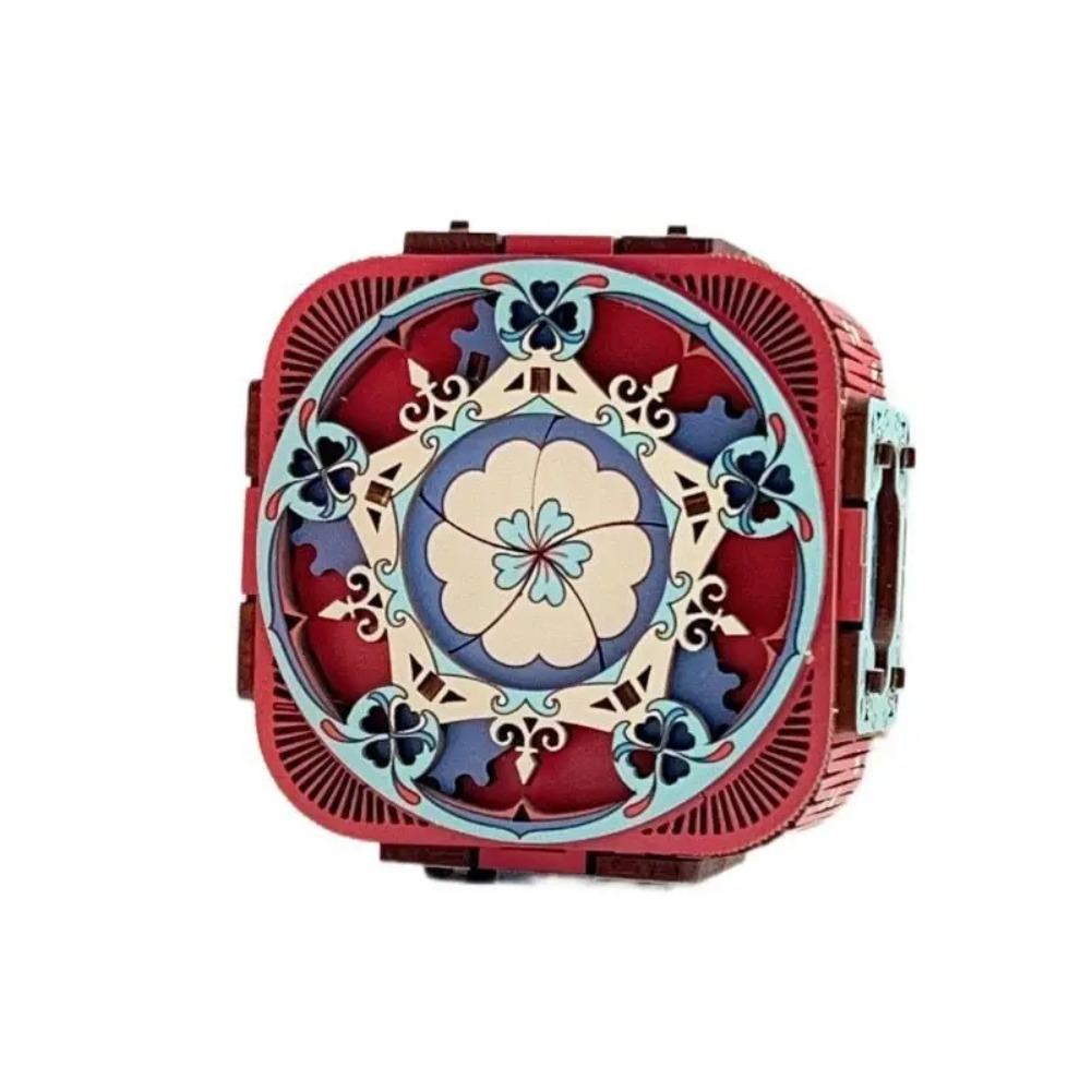 Model Kit 3D Puzzle Music Box Handmade Assembly Ring Box Exquisite Music Box Wood Puzzles  Teen