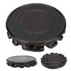 Round Wooden Base Multifunctional Retro Carving Elegant Wooden Display Stand for Home Decoration Gift