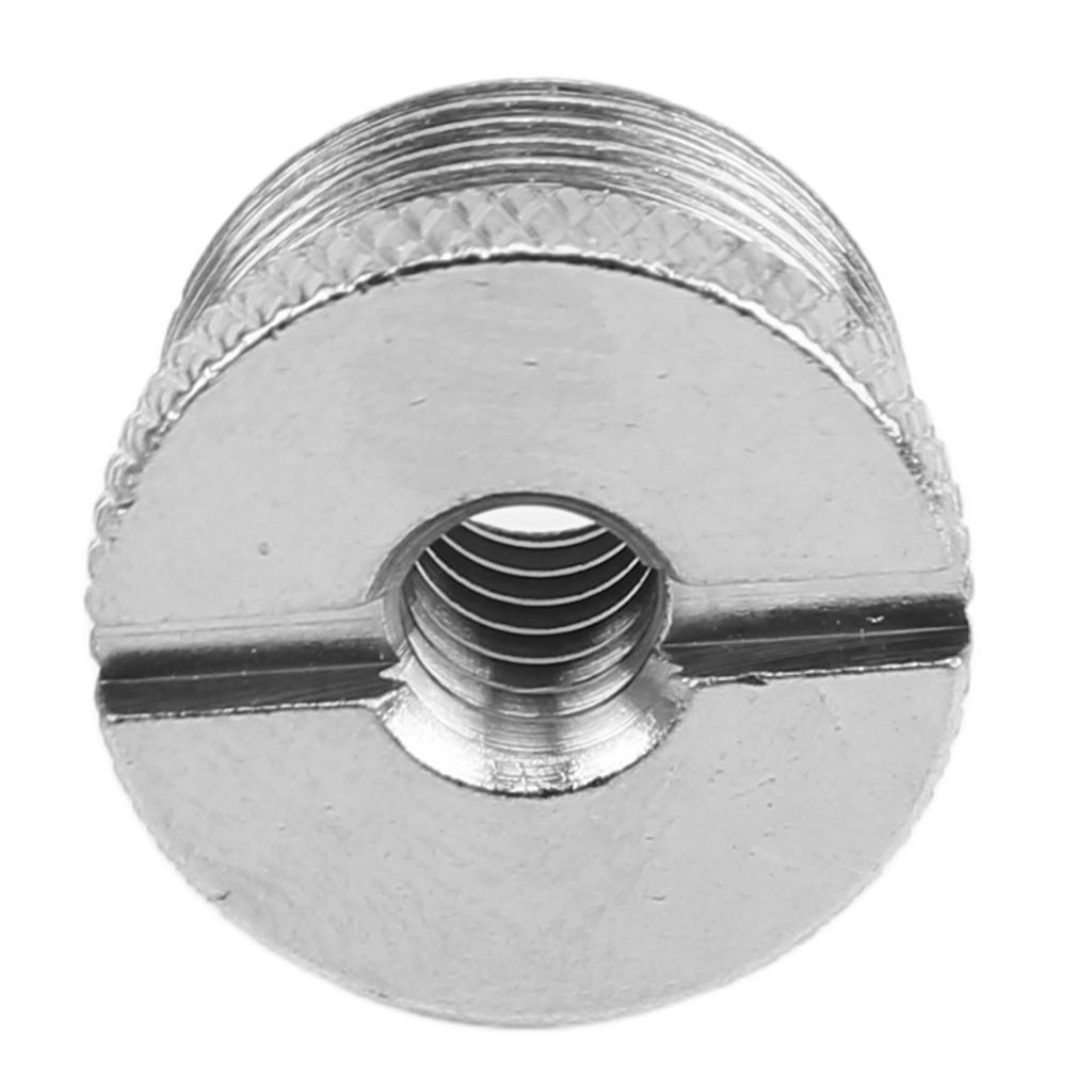 1/4 Female to 5/8 Male Screw Adapter   Anodizing Trtment Durbale Mic Thrd Adapter