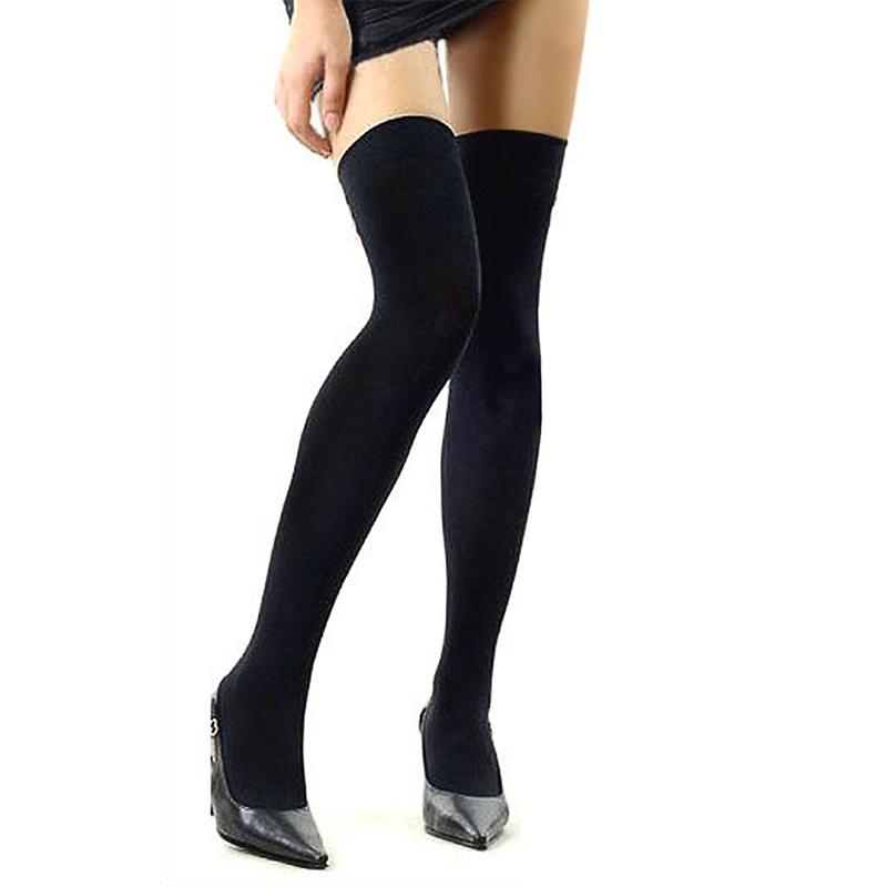 

1Пара женские носки чулки теплые бедра высоко над коленом носки хлопчатобумажные длинные чулки сексуальные чулки