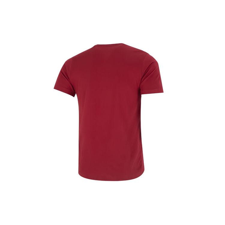 Adidas T Shirts Men's Burgundy Crew Neck Moderate Straight Fit HD6366