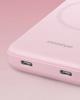 Innostyle Powerduo 2In1 Fast Induction Powerbank For Magsafe Watch 10000Mah Pink