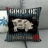 Farm Animals: Cows Sheep Pigs Chickens Digital Printing Short Plush Pillow Covers For Car Sofa Office Cushion Cover Home Goods