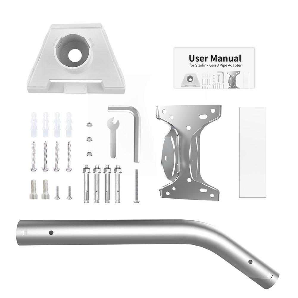 For StarLink Gen3 Roof Wall Mount Wall Installed Connecting Rod Mount Roof Adapter Holder Metals Standard Connector For Gen3