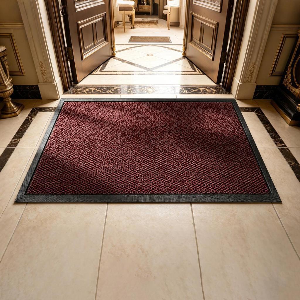 Luxury Non-slip Chinese Style Door Mat: Festive Main Entryway Carpet, Wash-free.