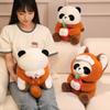 Adorable Red Panda Plush Toy Stuffed Cute Animal Panda Cosplay Raccoon Plush Baby Doll Decorative Pillow Birthday Christmas Gift