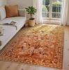 Green Retro American Living Room Floor Mat High Touch Flowers Balcony Dining Room Bedroom Bed Full Of Carpeted Home Decor