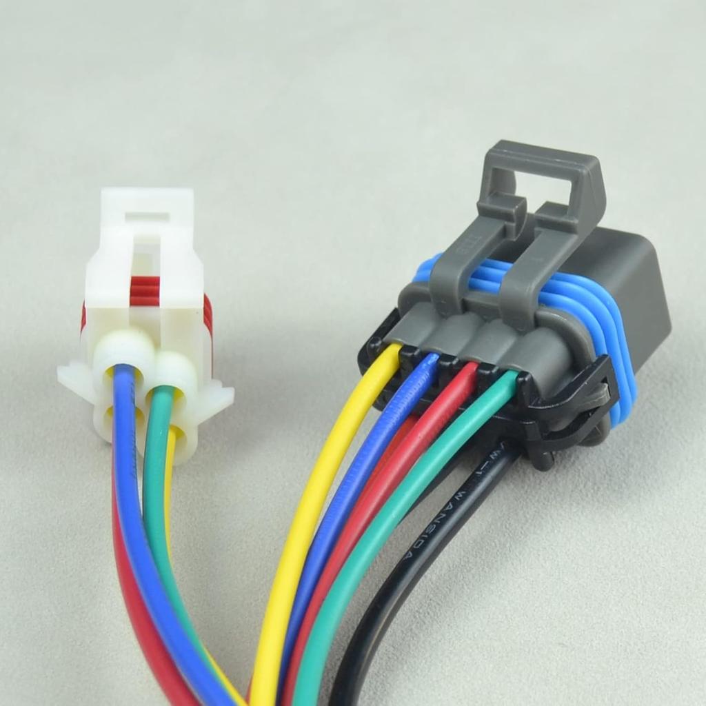 4L60E 4L80E 4L65E Neutral Safety Switch Pigtails Switch Connector 7 & 4 Wire Compatible with GM 1995 To 2004 4-Speed Automatic Transmission WPTRK30