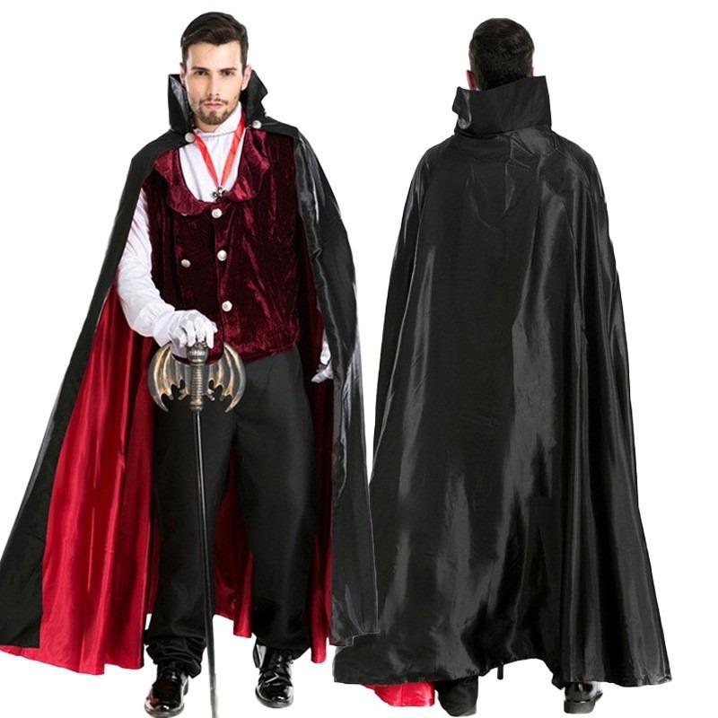 Halloween Vampire Pirate Costume Male Adult Male Prince Wizard Vampire Show Costume