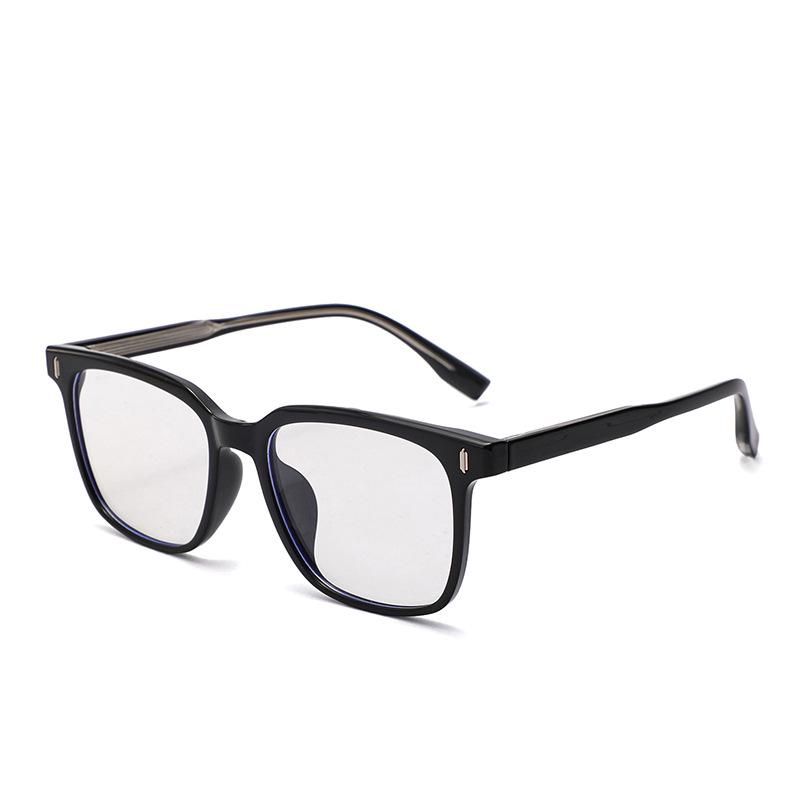 2025 Insert-Type Square Frame TR Unisex Myopia Glasses with Prescription and Anti-Blue Light Protection, Model 3013