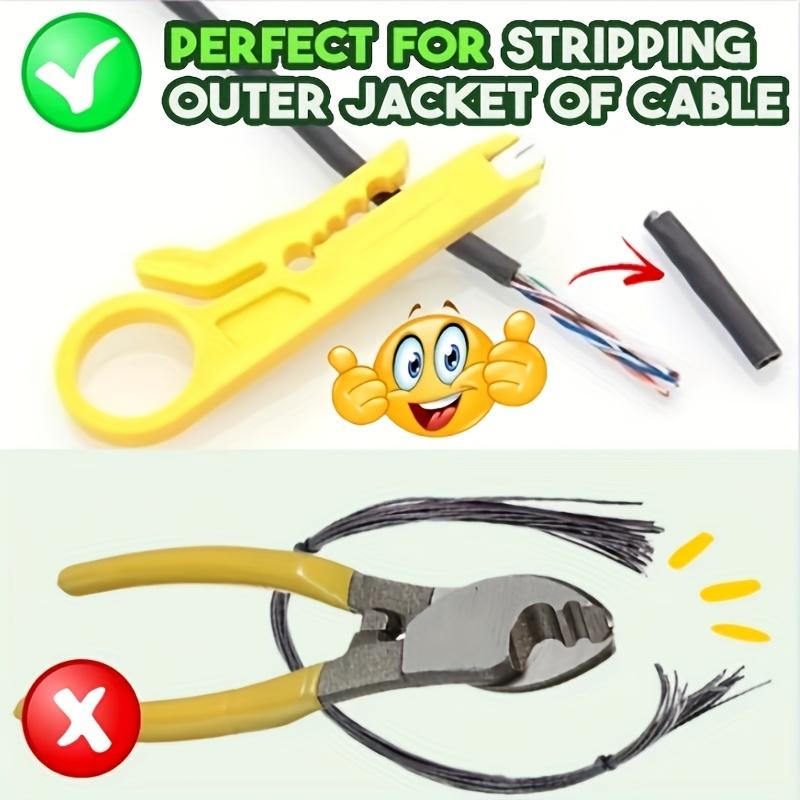 2PCS Multifunctional Wire Stripping Pliers, Simple Electric Wire Stripper Hand Tool