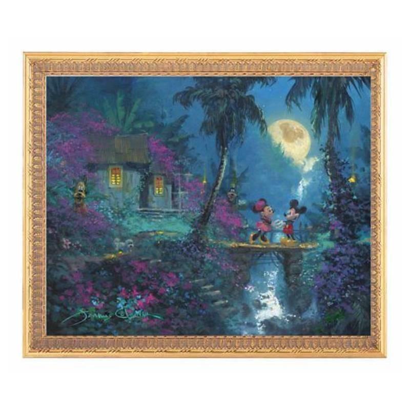 Meerjungfrauen-Prinzessin Leinwand-Wandkunst Modernes Märchen Schlafzimmer Kinderzimmer Dekorative Malerei Kernmaterial