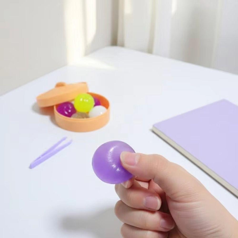 Cute Pinch Steamer Bun Toy Squeezable Sensory Toy Student Mini Dumplings Squishy Party Favors